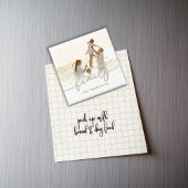 Aimant Typographie de script de calligraphie or simple ph