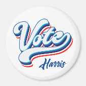 Aimant Typographie des élections (Devant)