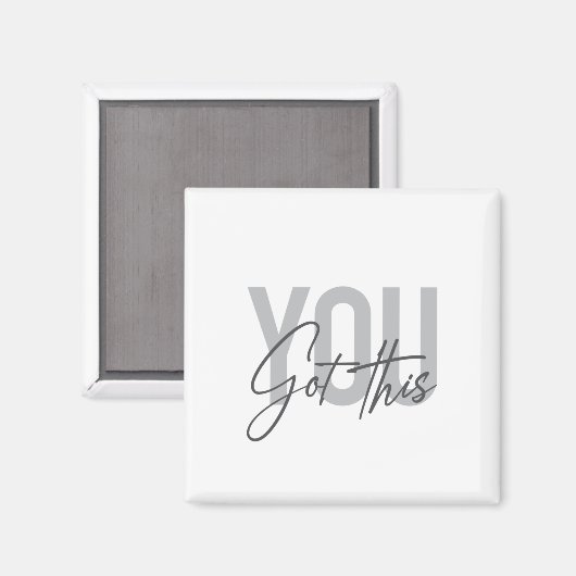 Aimant Typographie moderne, simple, cool Vous Avez Ça (Recto/Verso)