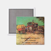 Aimant Tziganes avec caravanes par Vincent van Gogh (Recto/Verso)