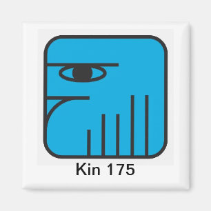 Aimant Tzolkin Aguia Azul Kin 175