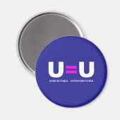 Aimant U=U VIH non détectable égale non transmettable (Recto/Verso)