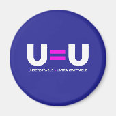 Aimant U=U VIH non détectable égale non transmettable (Devant)