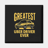 Aimant Uber Driver Ever Uber Driver Funny 3 (Devant)