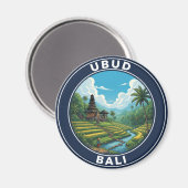 Aimant Ubud Bali Indonésie Voyage (Recto/Verso)