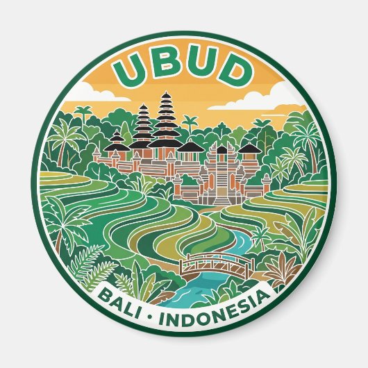 Aimant Ubud Indonésie (Devant)