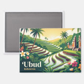 Aimant Ubud Indonésie (Recto/Verso)