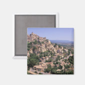 Aimant UE, France, Provence, Luberon, Gordes (Recto/Verso)