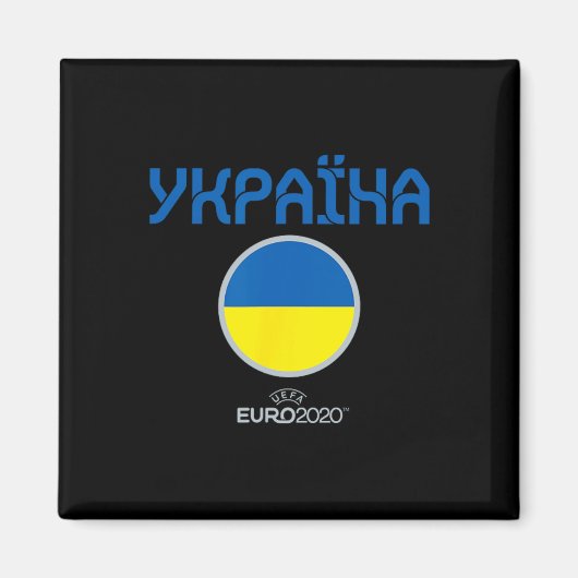 Aimant Uefa Euro 2020 nation ukrainienne (Devant)