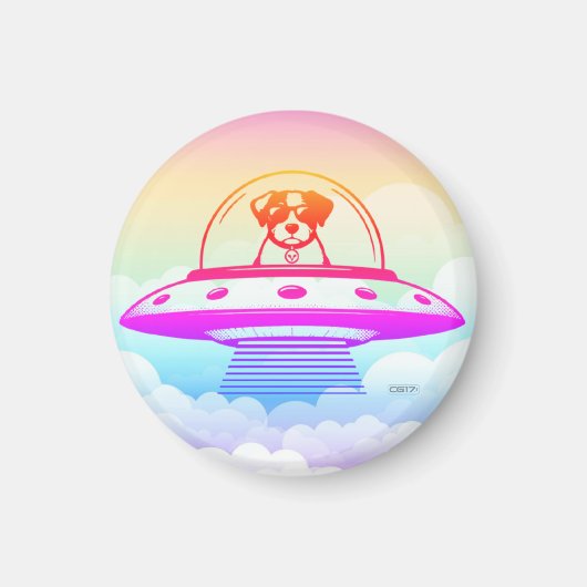 AIMANT UFO PETS (Devant)