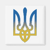 Aimant Ukraine Pays Fierté Drapeau, drapeau ukrainien (Devant)