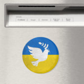 Aimant Ukraine Soutien - Drapeau - Soyez avec l'Ukraine ! (In Situ (Lave-vaisselle))