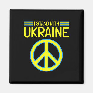 Aimant Ukraine Soutien Ukrainien Anti-guerre Je Suis Avec