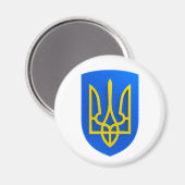 Aimant Ukraine Trident Shield (Recto/Verso)