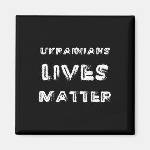Aimant Ukrainian Lives Problem T-shirt Ukraine libre Trum