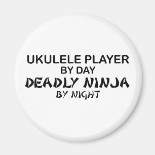 Aimant Ukulélé Ninja mortel par nuit