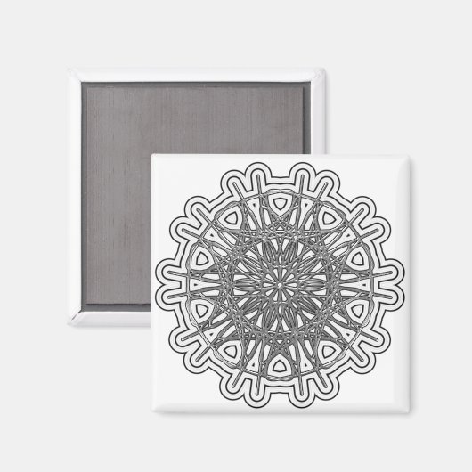 Aimant Ultra Cool Mandala Design #1 (Recto/Verso)