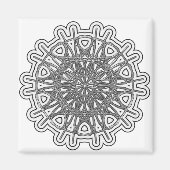 Aimant Ultra Cool Mandala Design #1 (Devant)