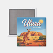 Aimant Uluru Australie (Recto/Verso)