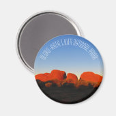 Aimant uluru kata tjuta (Recto/Verso)