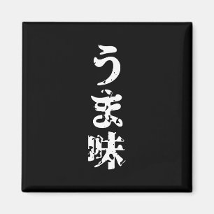 Aimant UMAMI う ま 味 japonais Kanji Nihongo
