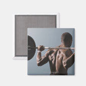 Aimant Un Africain Américain faisant de l'exercice dans l (Recto/Verso)