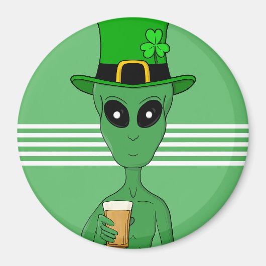 Aimant Un Alien de St. Patrick (Devant)