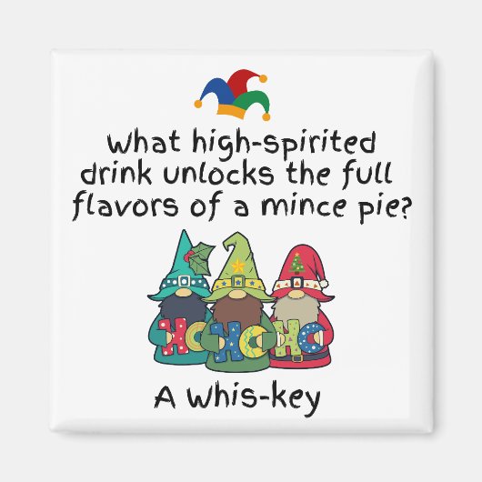 Aimant Un Amusant Plaisir À Tarte À Mince Plaisanterie (Devant)