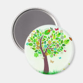 Aimant Un arbre à papillons (Recto/Verso)