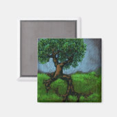 Aimant Un arbre sur une colline (Recto/Verso)