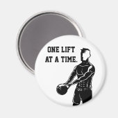 Aimant Un Ascenseur À La Fois Kettlebell Exercice Fitness (Recto/Verso)