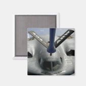 Aimant Un avion B-2 Spirit en position (Recto/Verso)