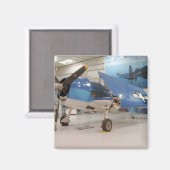 Aimant Un avion de chasse F-6F Hellcat de la Seconde Guer (Recto/Verso)