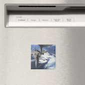 Aimant Un avion F-15C Eagle se trouve derrière un KC-135R (In Situ (Lave-vaisselle))