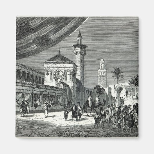 Aimant Un bazar à Tunis (Devant)