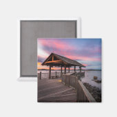 Aimant Un Beau coucher de soleil (Recto/Verso)