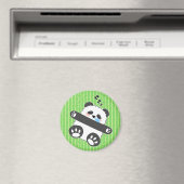 Aimant Un bébé panda mignon dormant paisiblement (In Situ (Lave-vaisselle))