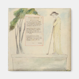 Aimant Un berger lisant l'Épitaphe, d'Elegy Writer