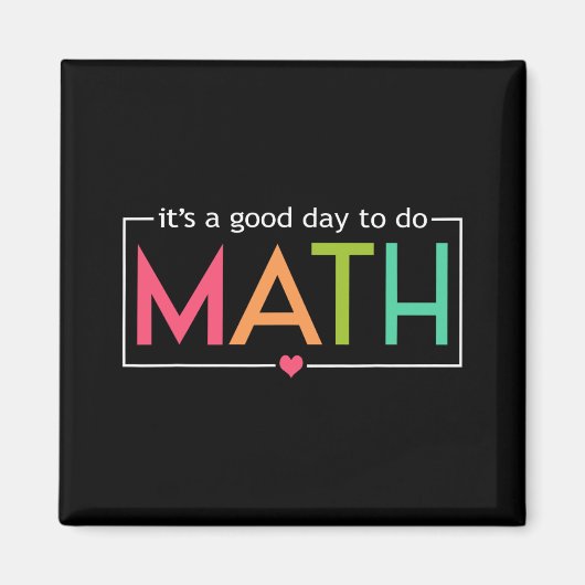 Aimant Un Bon Jour Pour Faire Le Test Math Jour Test Math (Devant)