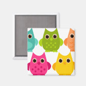 Aimant Un brin de chouettes (Recto/Verso)