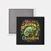 Aimant Un caméléon unique (Recto/Verso)