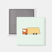 Aimant Un camion à ordures (Recto/Verso)