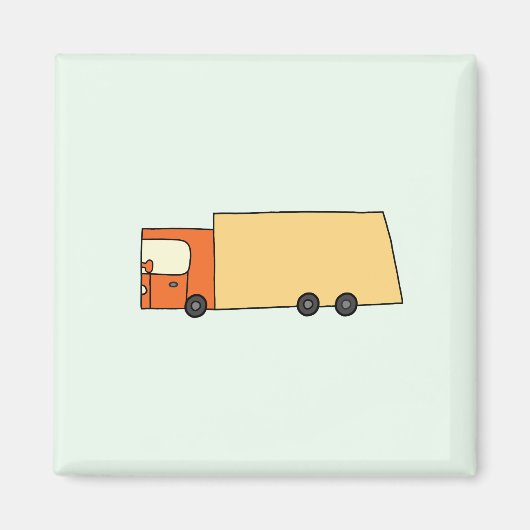 Aimant Un camion à ordures (Devant)