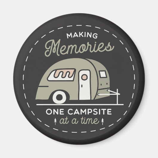 Aimant Un camping à la fois (Devant)