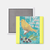 Aimant Un canari, chante le mieux en amour (Recto/Verso)