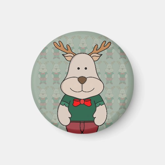 Aimant Un cerf mignon (Devant)