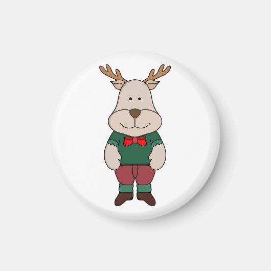 Aimant Un cerf mignon (Devant)