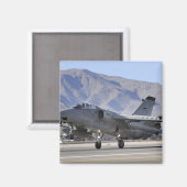 Aimant Un chasseur AMX de l'armée de l'air italienne (Recto/Verso)