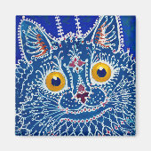 Aimant Un chat de style gothique par Louis Wain (Devant)