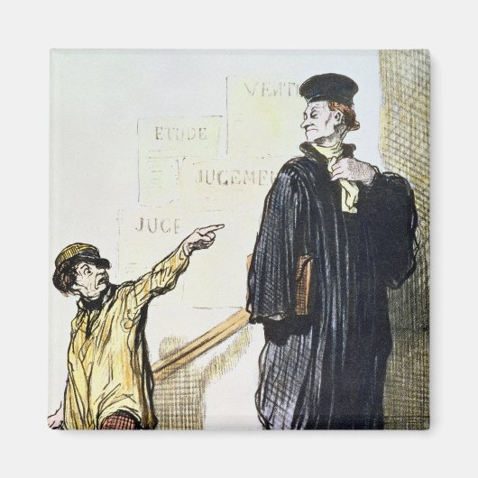 Aimant Un client insatisfait (Devant)